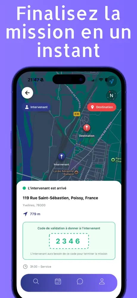Finalisez la mission en un instant