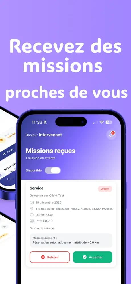 Détail mission
